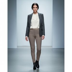 Equestrian Horse Back Riding Brown Pull On Pants Size Large